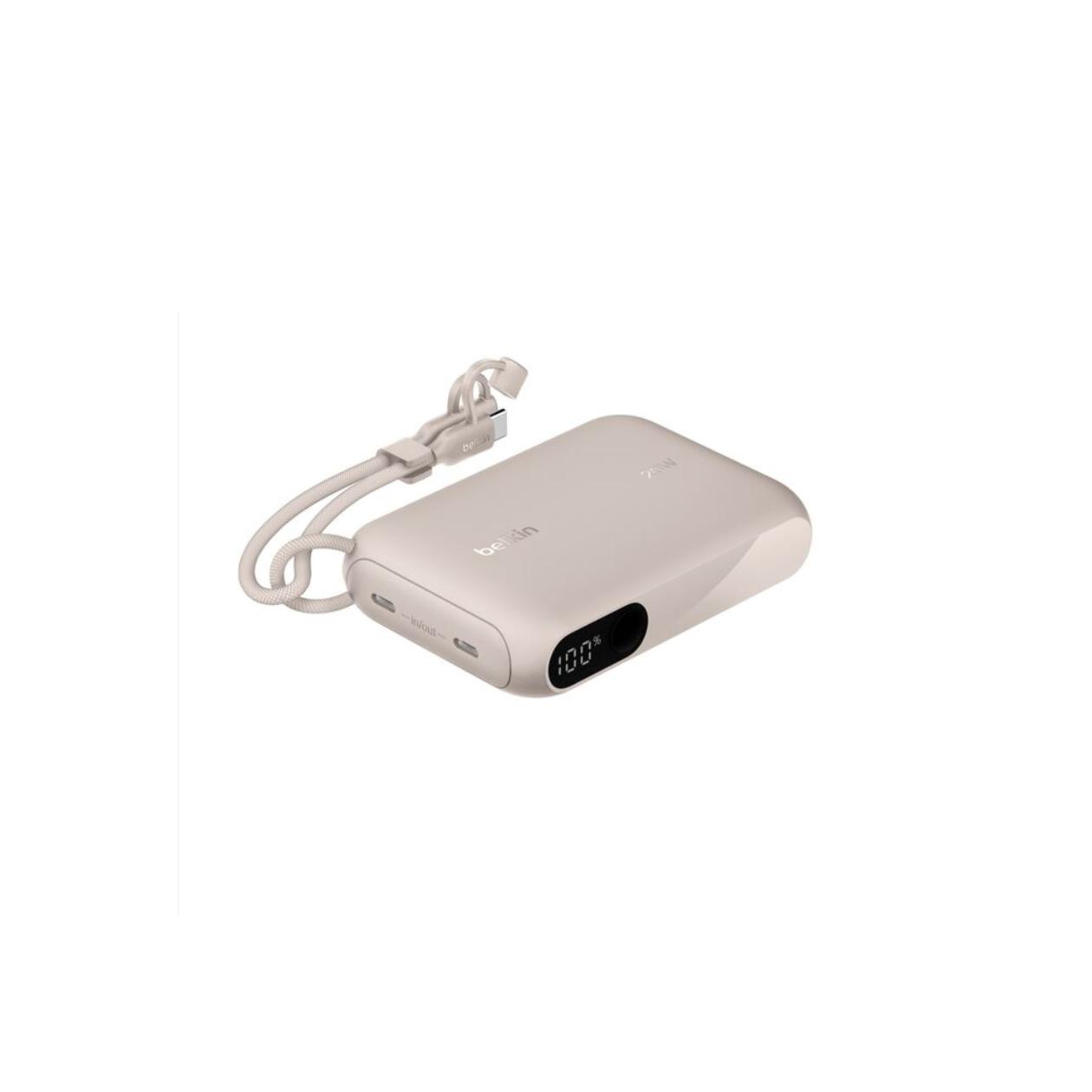 20k PD20W Power Bank with Display, Sand