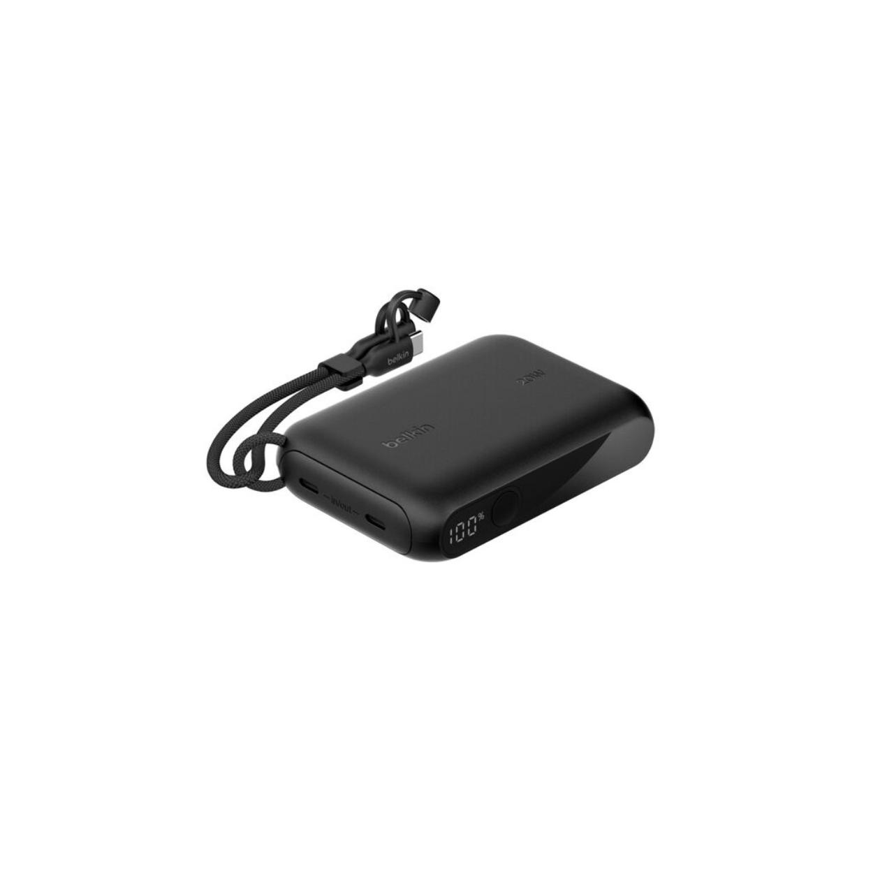20k PD20W Power Bank with Display, Black
