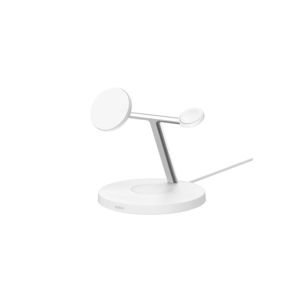 BOOST?CHARGE™ PRO 3-in-1 Qi2 15w Wireless Charger with Apple watch fast charge