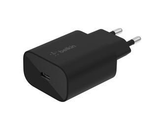 Belkin BoostCharge - Power adapter - PPS technology - 25 Watt - PD 3.0, Fast Charge (24 pin USB-C) - black