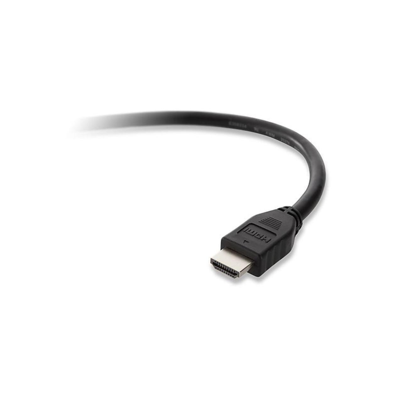 Belkin Standard - HDMI cable - HDMI male to HDMI male - 3 m - double shielded - black - 4K support