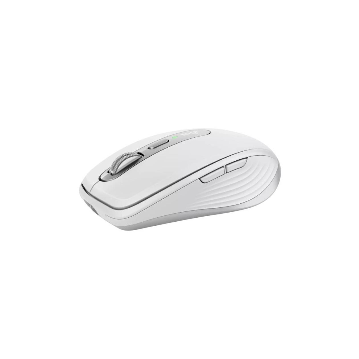 Logitech MX Anywhere 3S for Business - Mouse - right-handed - optical - 6 buttons - wireless - Bluetooth - Logitech Logi Bolt USB receiver - pale grey