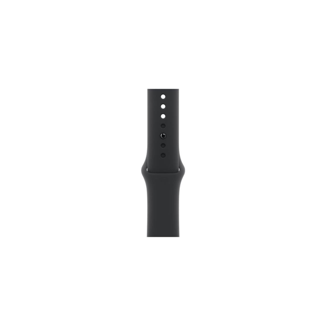 Apple - Band for smart watch - 46mm - S/M size - black