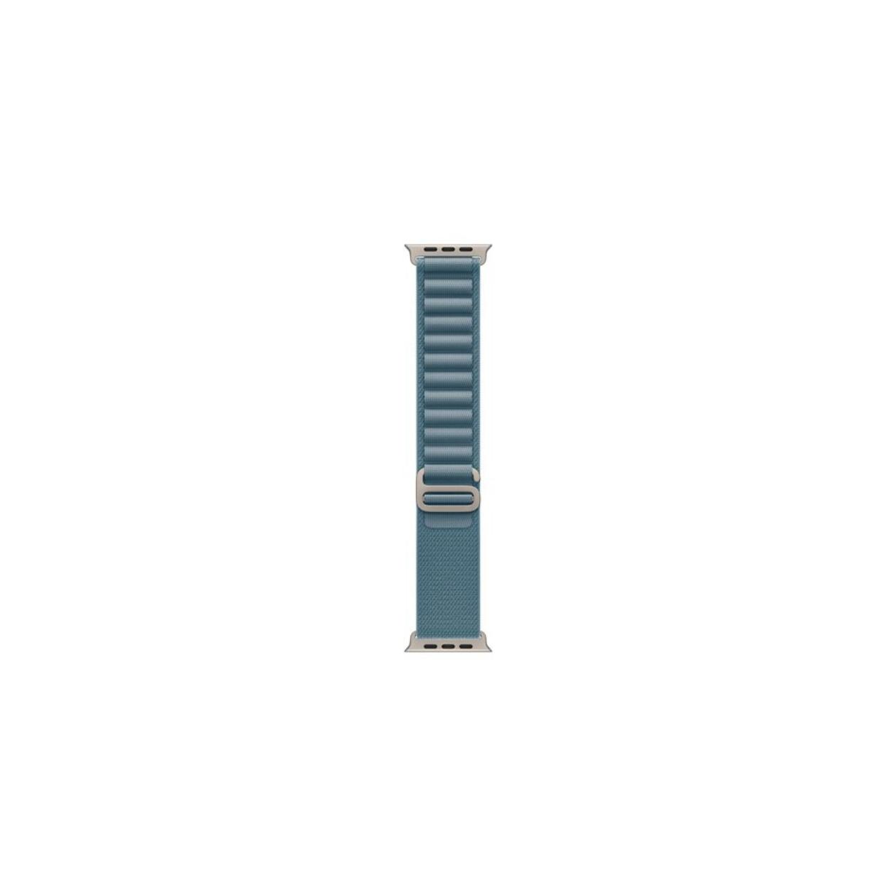 49mm Light Blue AlpineLoop -Small - Natural Titanium Finish