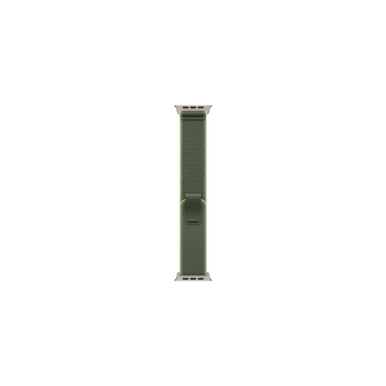 49mm Green/Neon TrailLoop-S/M - Natural Titanium Finish