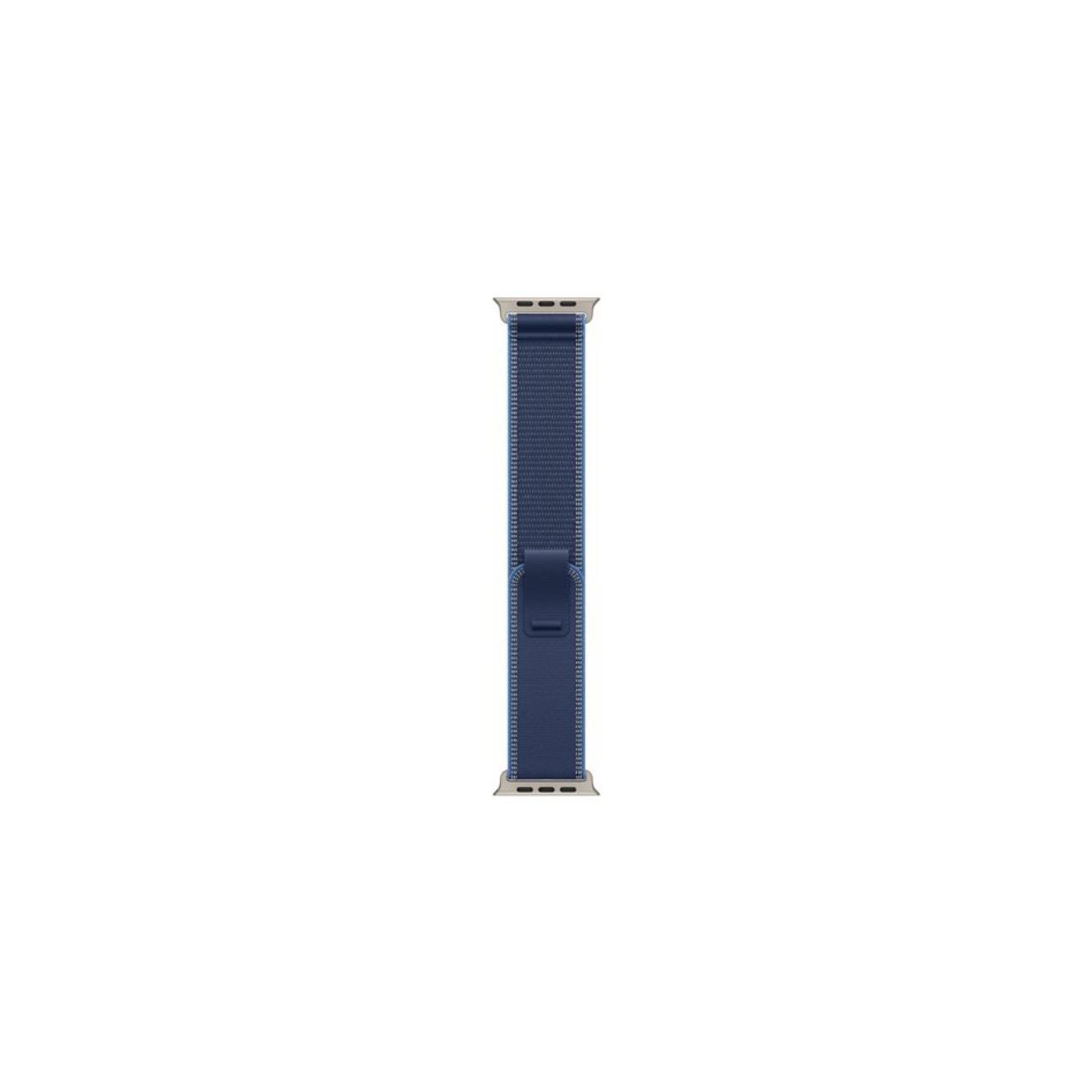 49mm Blue/Bright Blue TrailLoop-M/L - Natural Titanium Finish