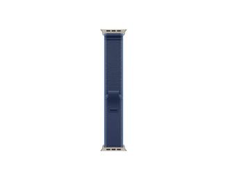 49mm Blue/Bright Blue TrailLoop-M/L - Natural Titanium Finish