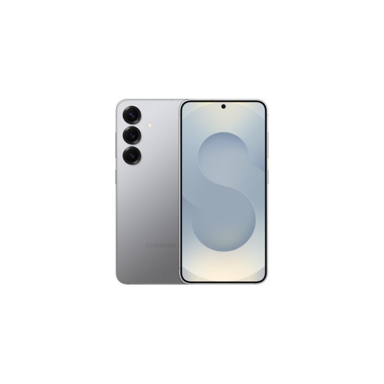 Samsung Galaxy S25 - 5G smartphone - dual-SIM - RAM 12 GB / Internal Memory 128 GB - OLED display - 6.2\" - 2340 x 1080 pixels (120 Hz) - 3x rear cameras 50 MP, 12 MP, 10 MP - front camera 12 MP - silver shadow