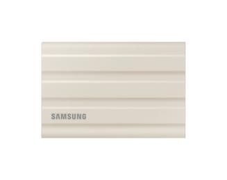 Samsung T7 Shield MU-PE2T0K - SSD - encrypted - 2 TB - external (portable) - USB 3.2 Gen 2 (USB-C connector) - 256-bit AES - beige