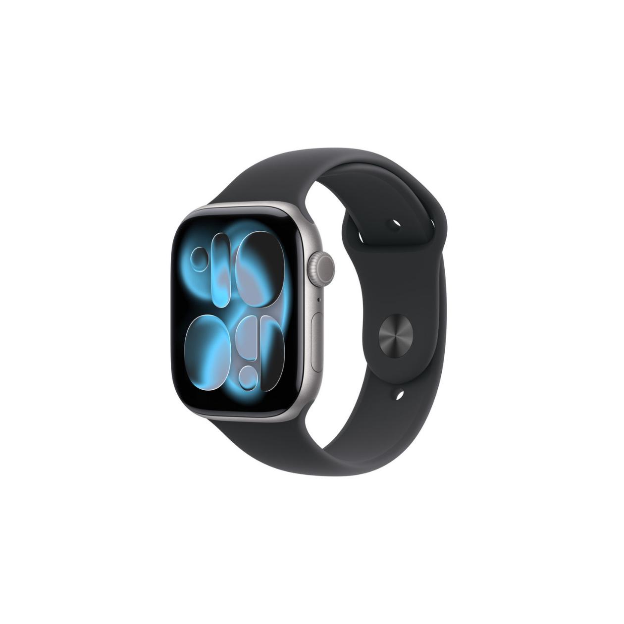 Apple Watch Series 11 GPS 46mm Space Grey Aluminium Case with Black Sport Band - M/L