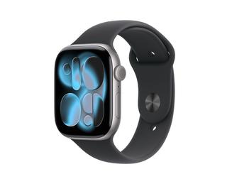 Apple Watch Series 11 GPS 46mm Space Grey Aluminium Case with Black Sport Band - M/L