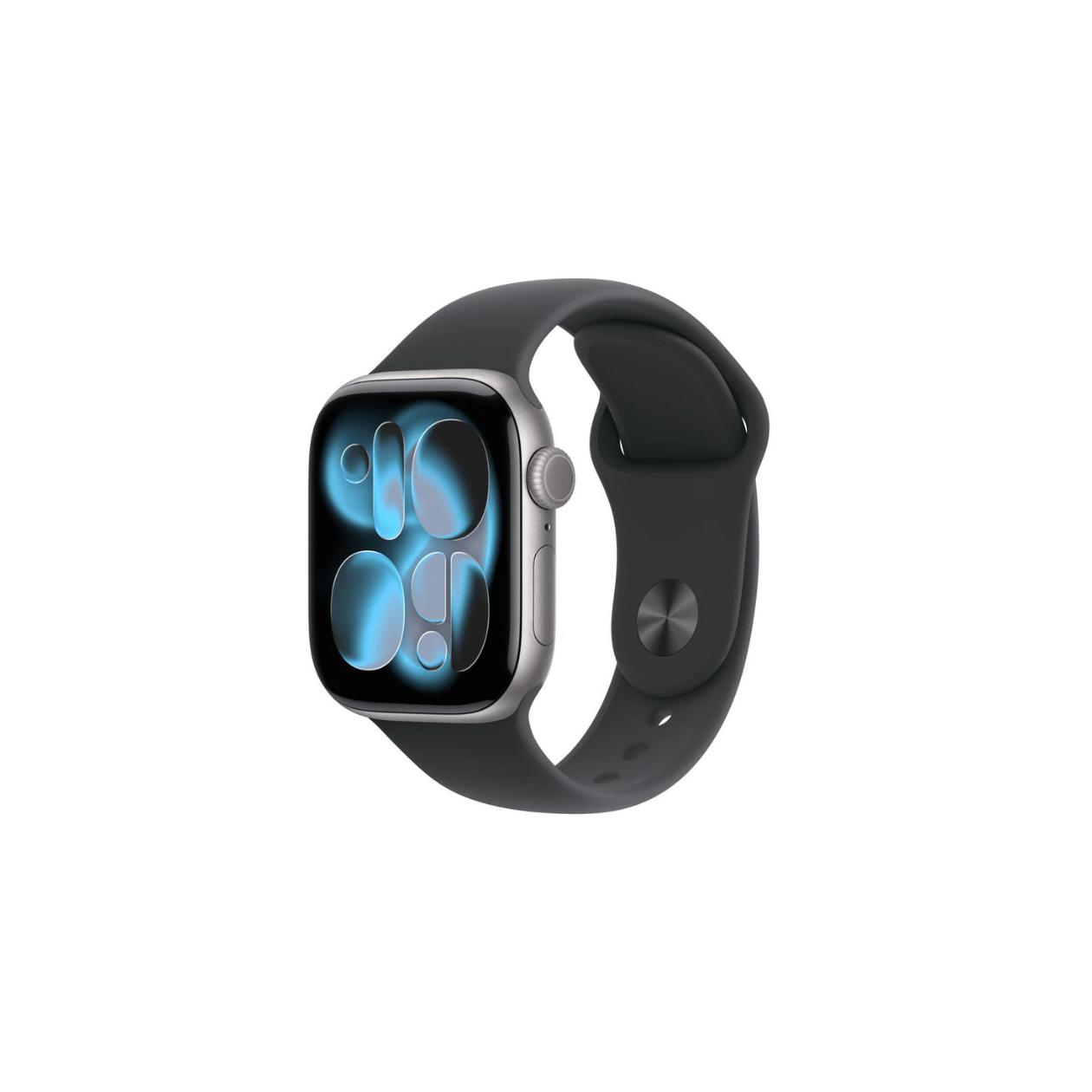Apple Watch Series 11 GPS 42mm Space Grey Aluminium Case with Black Sport Band - M/L