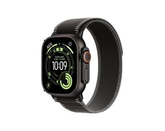 Apple Watch Ultra 3 GPS + Cellular 49mm Black Titanium Case with Black/Charcoal Trail Loop - M/L