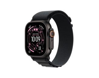 Apple Watch Ultra 3 GPS + Cellular 49mm Black Titanium Case with Black Alpine Loop - Large