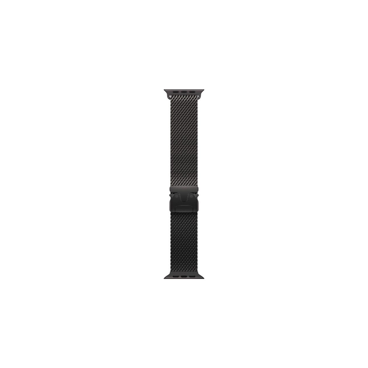 49mm Black Titanium Milanese Loop - Large
