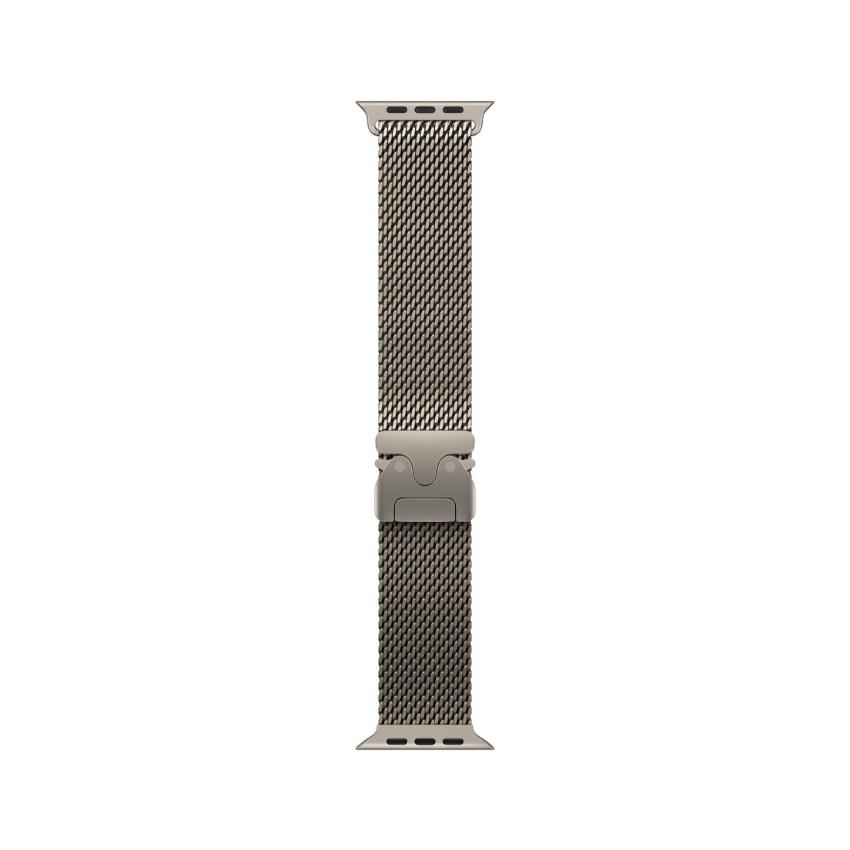 Apple Milanees bandje titanium 