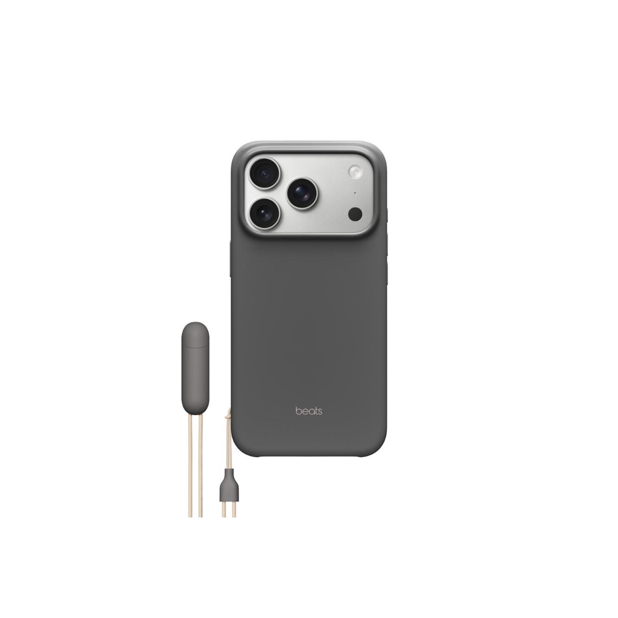 Beats iPhone 17 Pro Max Kickstand Case with MagSafe and Camera Control - Granite Gray