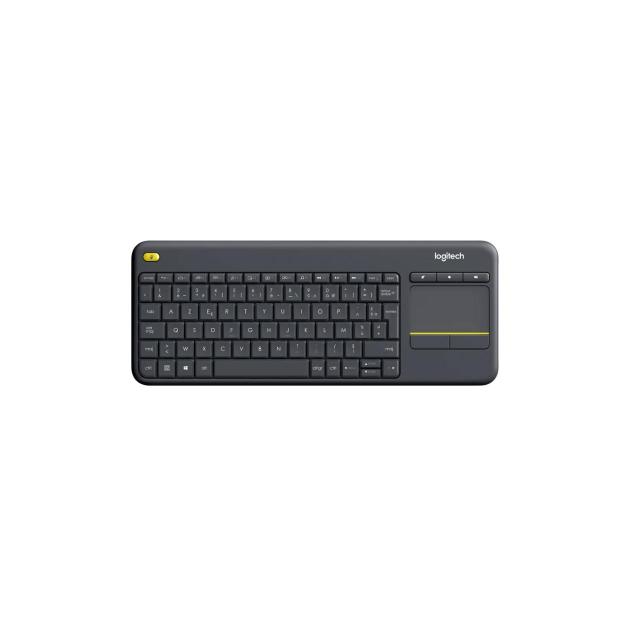 Logitech® Wireless Touch Keyboard K400 Plus - DARK - FRA