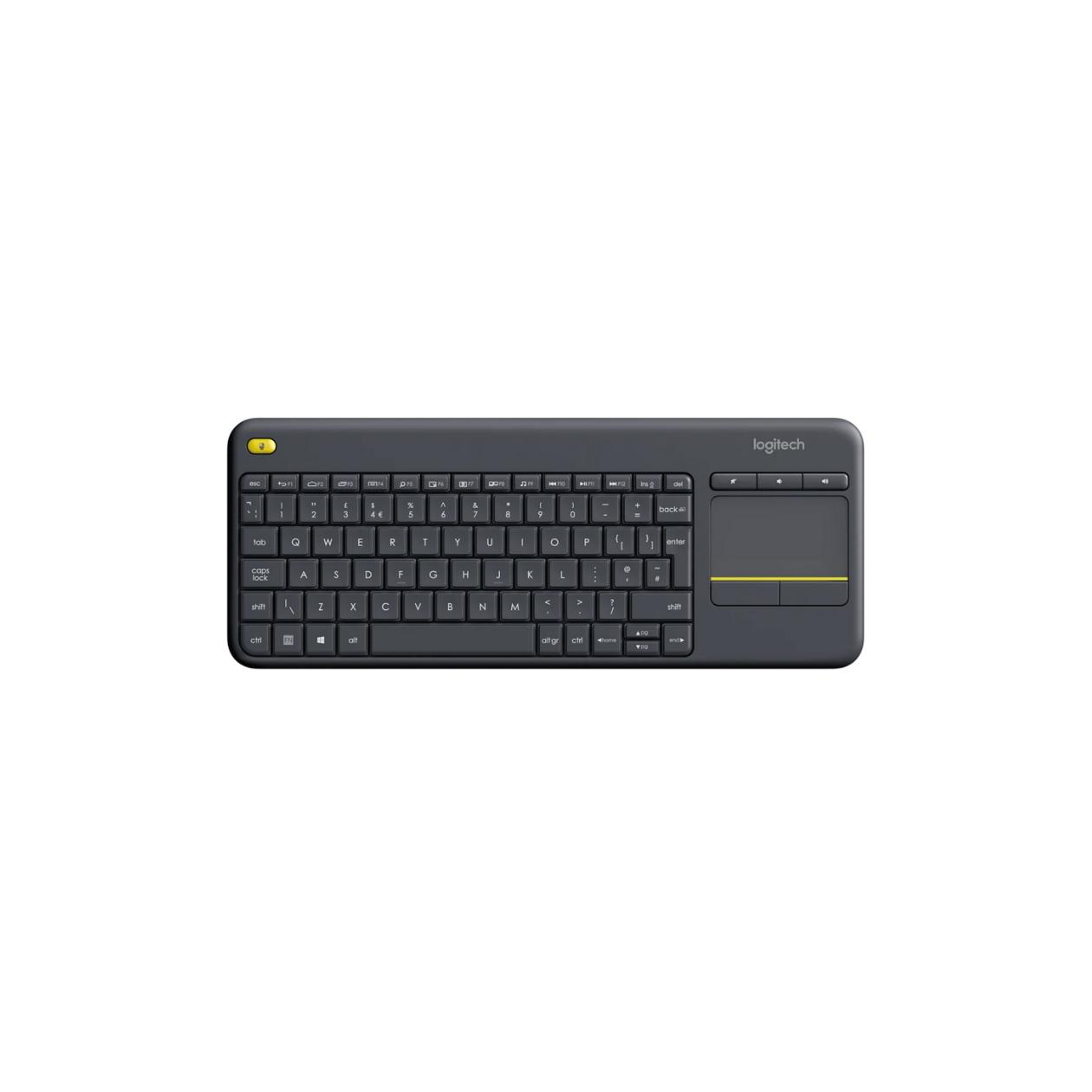Logitech® Wireless Touch Keyboard K400 Plus - DARK - SWISS