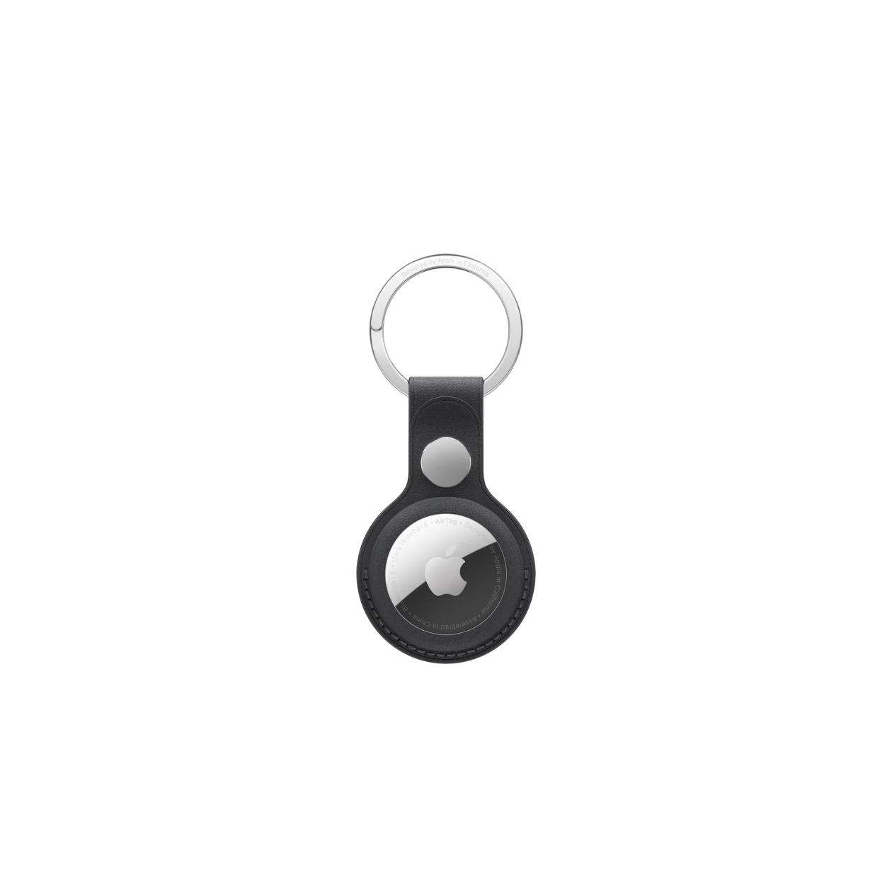 AirTag FineWoven Key Ring - Black