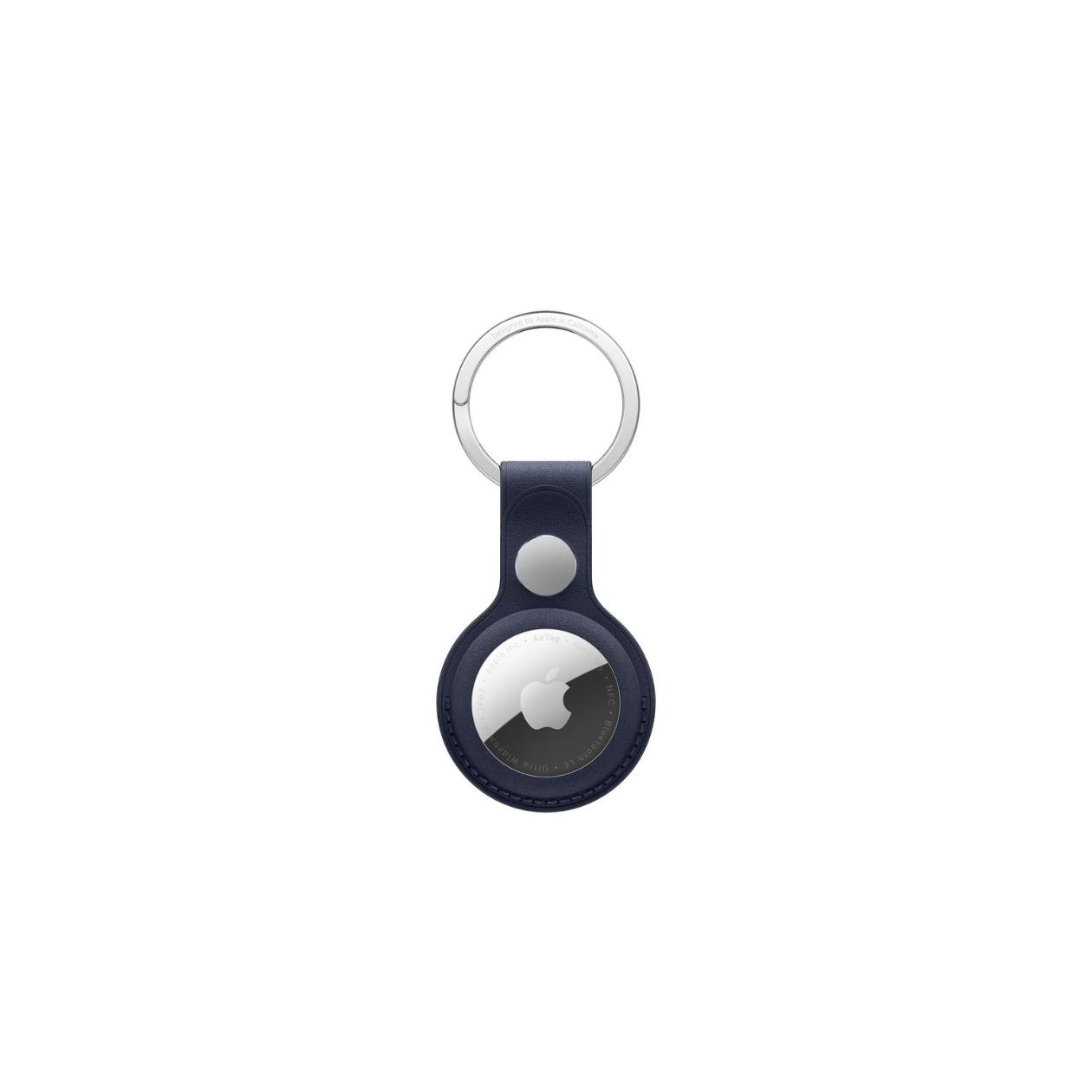 AirTag FineWoven Key Ring - Navy
