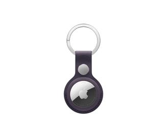 AirTag FineWoven Key Ring - Midnight Purple