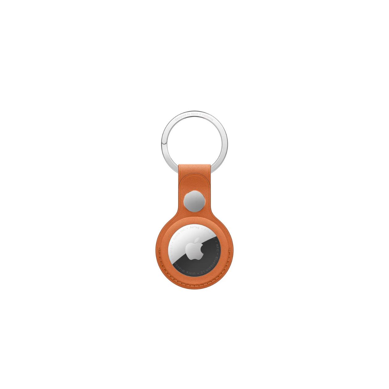 AirTag FineWoven Key Ring - Fox Orange