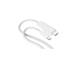HyperDrive - Adapter cable - 24 pin USB-C male to HDMI male - 2.5 m - white - 4K60Hz support, DP Alt mode support