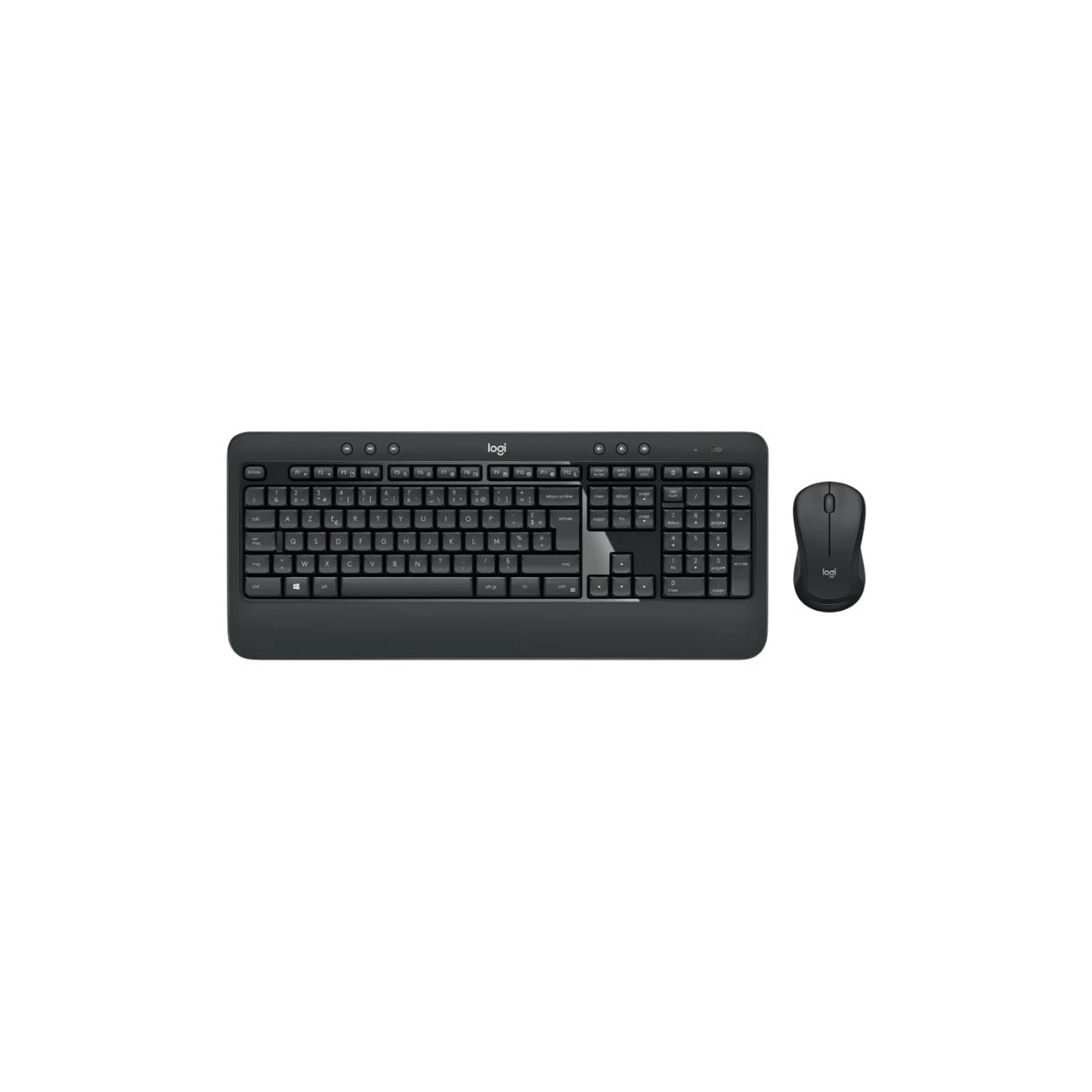 Logitech MK540 Advanced - Keyboard and mouse set - wireless - 2.4 GHz - French
