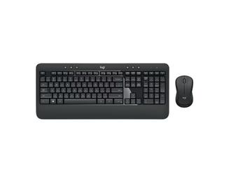 Logitech MK540 Advanced - Keyboard and mouse set - wireless - 2.4 GHz - Hebrew - dark grey