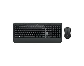 Logitech MK540 Advanced - Keyboard and mouse set - wireless - 2.4 GHz - Slovenian / Croatian - dark grey