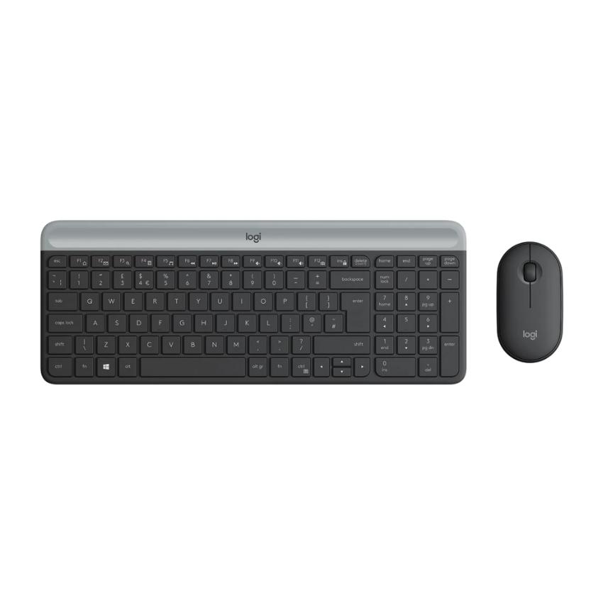 Logitech MK470 Slim Toetsenbord en Muis combinatie 