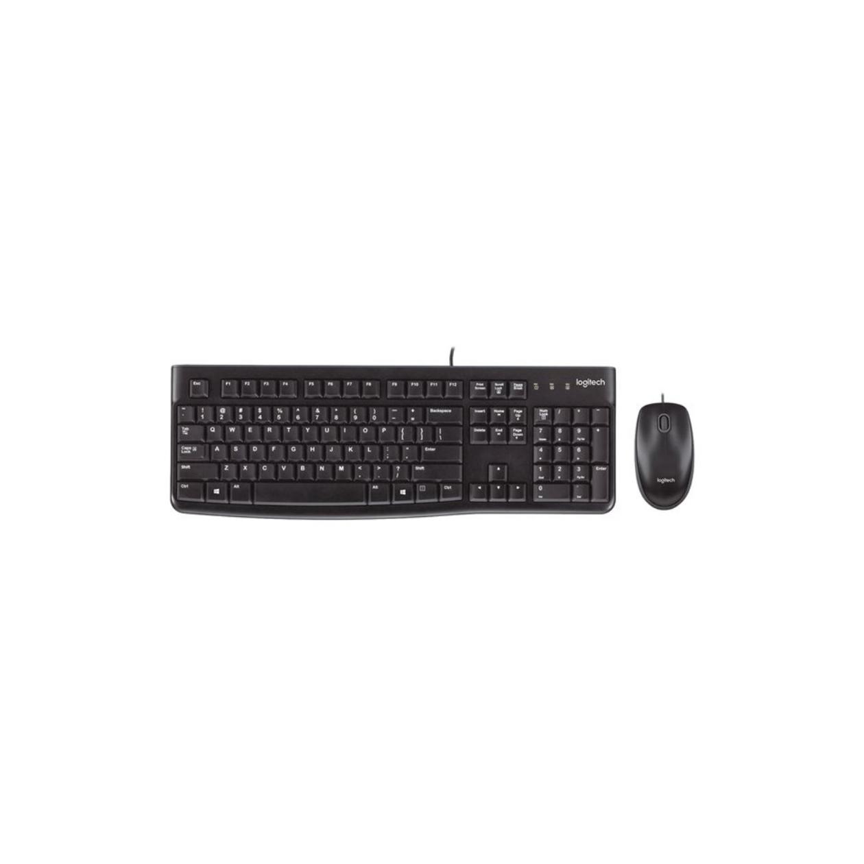 Logitech Desktop MK120 - Keyboard and mouse set - USB - French
