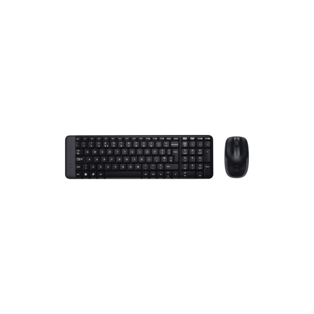 Logitech Wireless Combo MK220 - Keyboard and mouse - 2.4GHz - Qwerty US