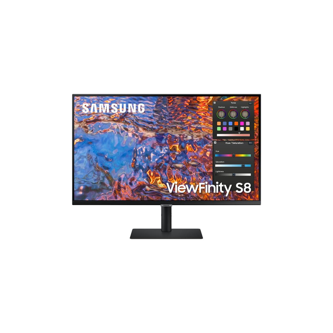 Samsung ViewFinity S8 S32B800PXP - S80PB Series - LED monitor - 32\" - 3840 x 2160 4K @ 60 Hz - IPS - 350 cd/m² - 1000:1 - DisplayHDR 600 - 5 ms - HDMI, DisplayPort, USB-C - black