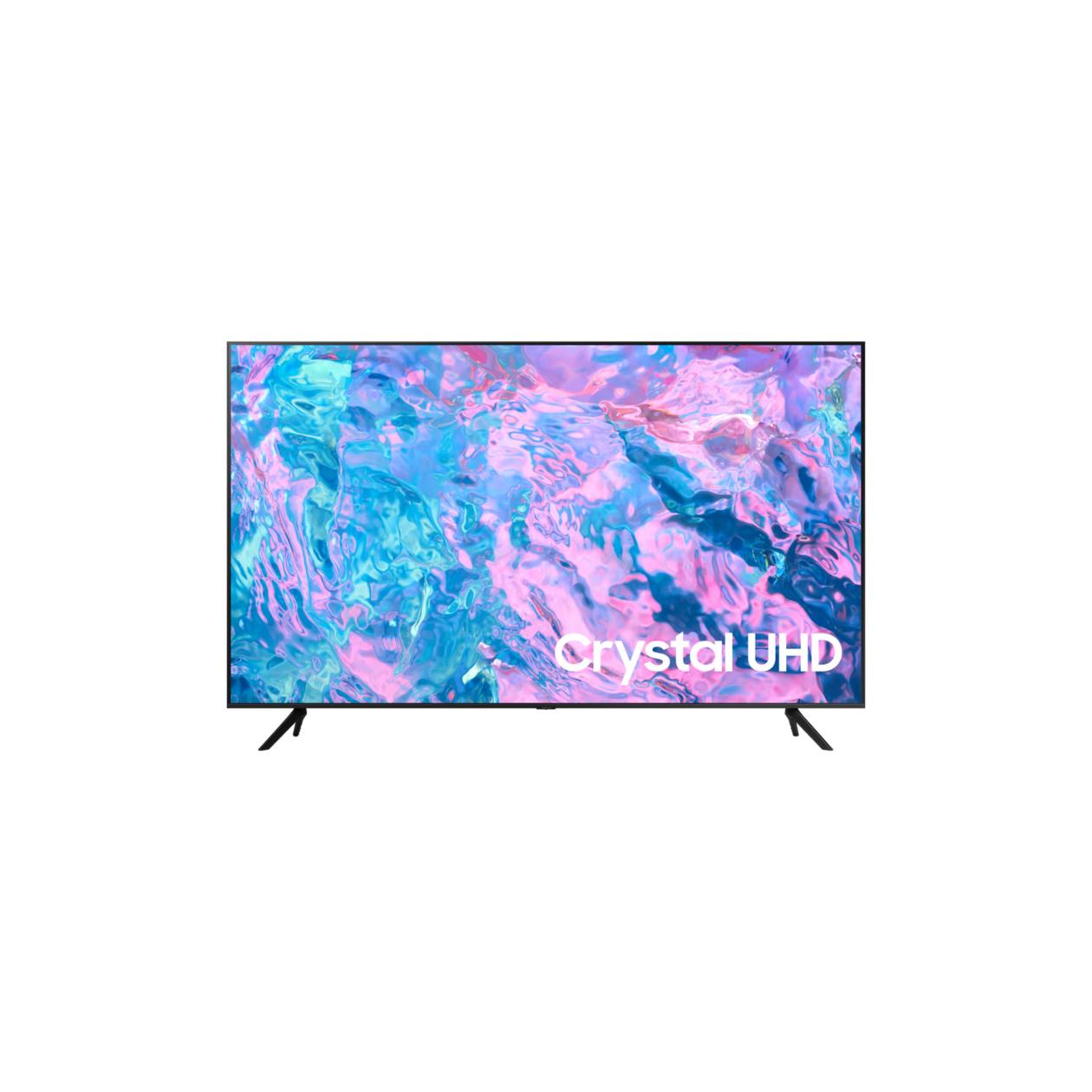 Samsung UE50CU7040K - 50" Diagonal Class CU7040 Series LED-backlit LCD TV - Crystal UHD - Smart TV - Tizen OS - 4K UHD (2160p) 3840 x 2160 - HDR - black