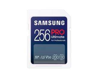 Samsung PRO Ultimate MB-SY256SB - Flash memory card - 256 GB - Video Class V30 / UHS-I U3 - SDXC UHS-I - white