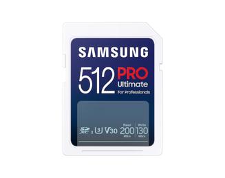 Samsung PRO Ultimate MB-SY512SB - Flash memory card - 512 GB - Video Class V30 / UHS-I U3 - SDXC UHS-I - white