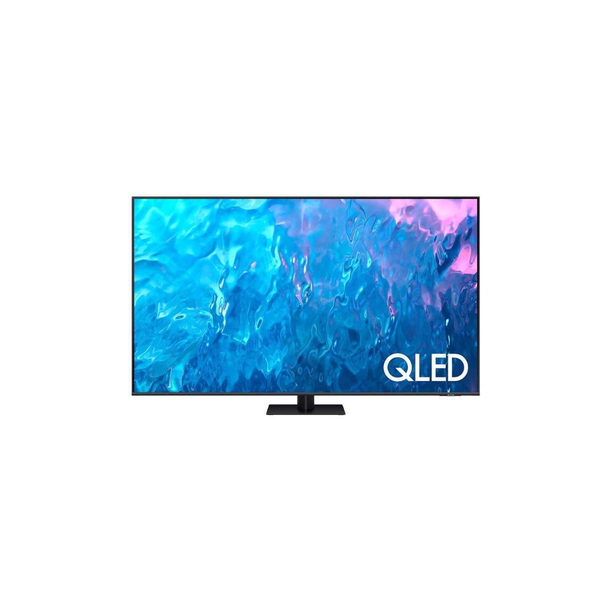 Samsung QE85Q70CAT - 85" Diagonal Class Q70C Series LED-backlit LCD TV - QLED - Smart TV - Tizen OS - 4K UHD (2160p) 3840 x 2160 - HDR - Quantum Dot, Dual LED - titan grey