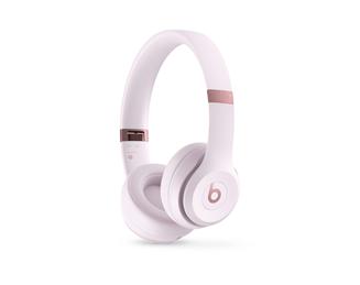 Beats Solo 4 - Headphones with mic - on-ear - Bluetooth - wireless - 3.5 mm jack, USB-C - noise isolating - pink cloud