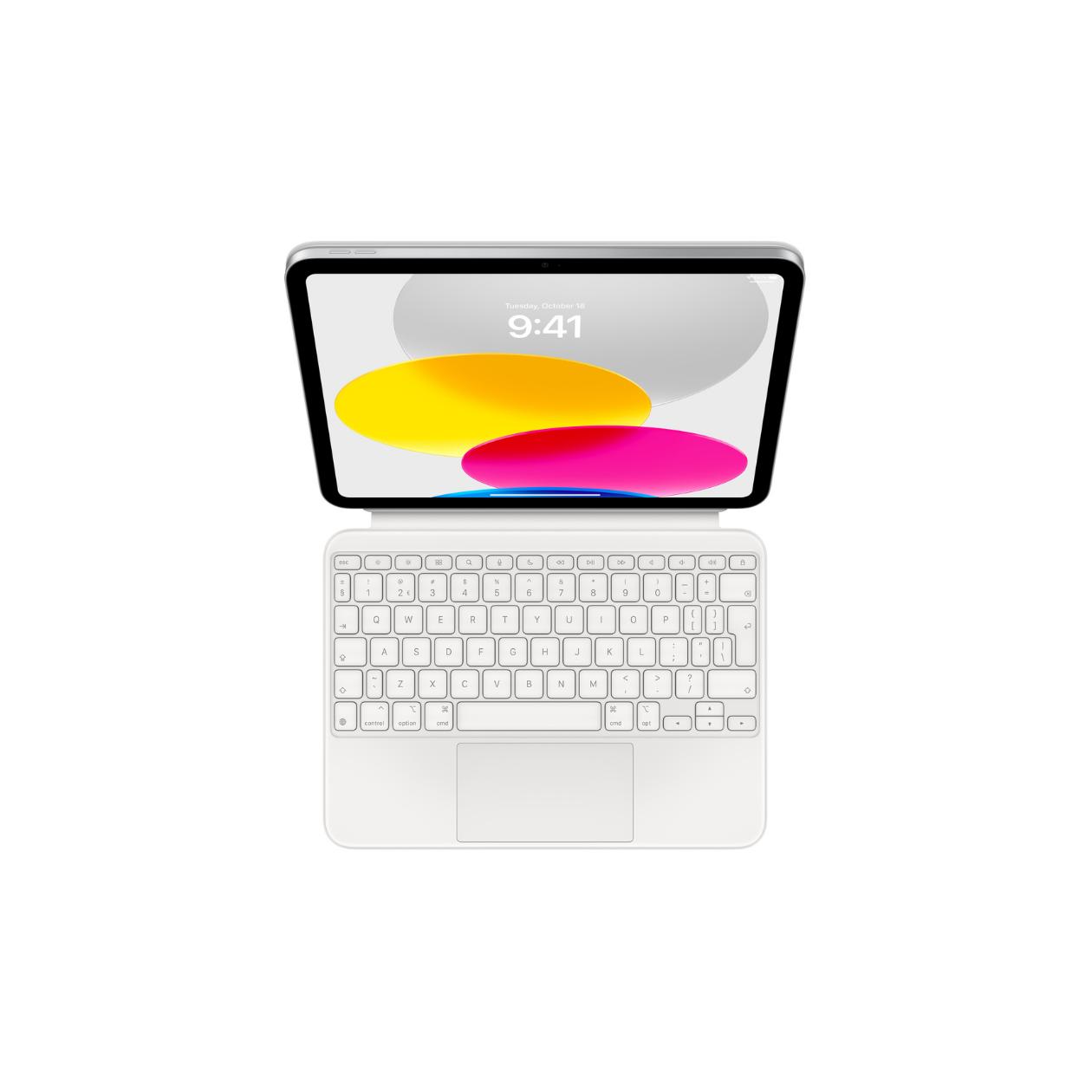 Apple Magic Keyboard Folio - Keyboard and folio case - with trackpad - Apple Smart connector - QWERTY - Dutch - for iPad Wi-Fi (10th generation)