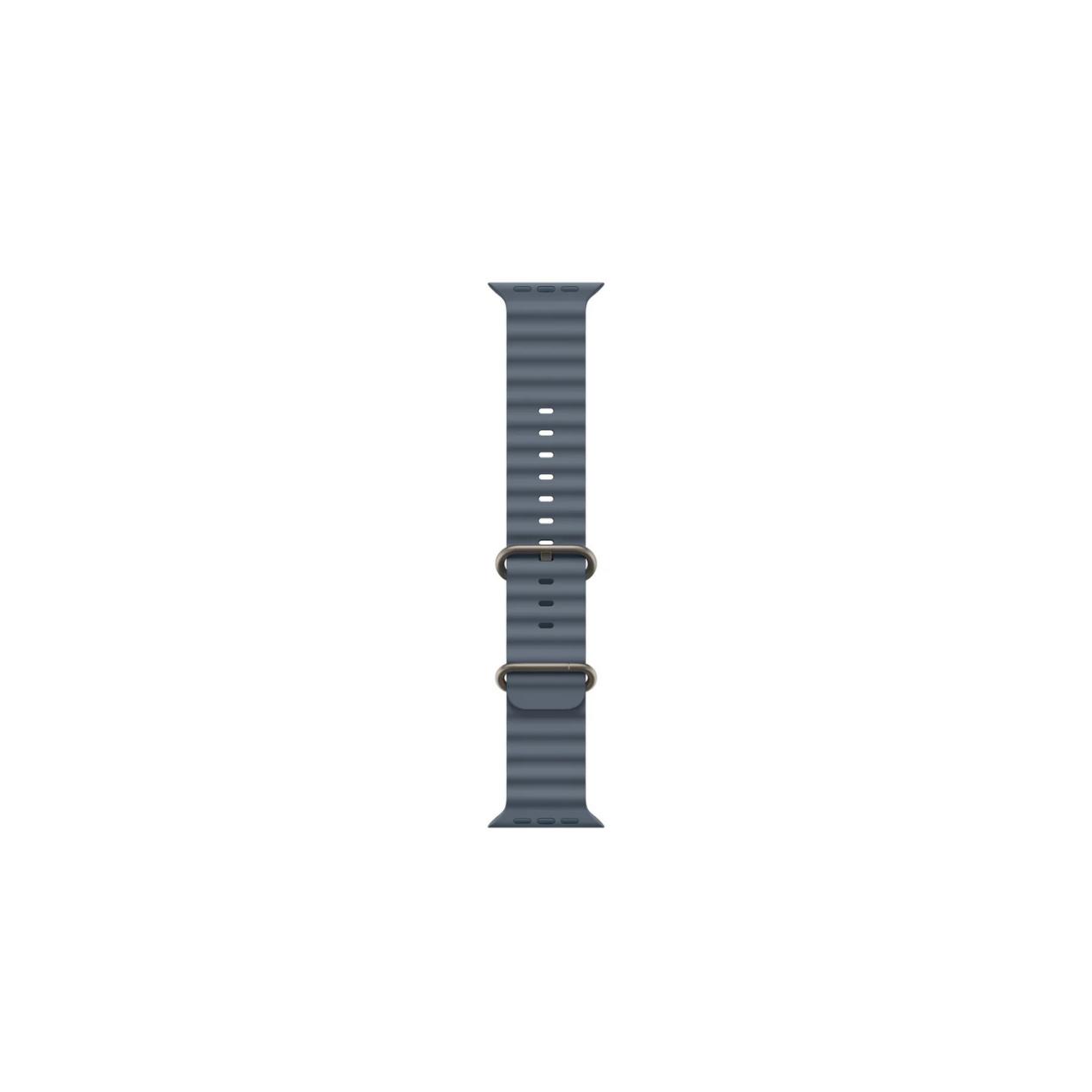 49mm AnchorBlue OceanBand - Natural Titanium Finish