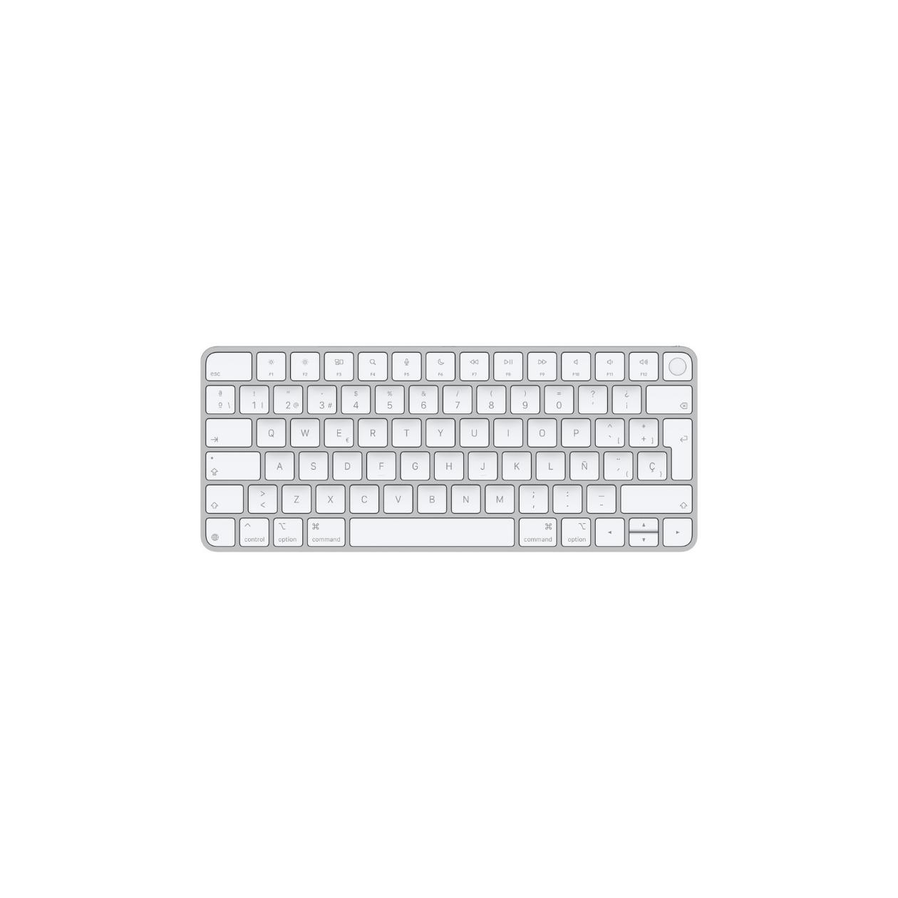 Apple Magic Keyboard with Touch ID - Keyboard - USB-C - wireless - Bluetooth - QWERTY - Spanish