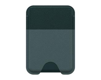 OtterBox Symmetry Series - Wallet for credit card - MagSafe compatibility - cactus leather, polyurethane - sagebrush (green)