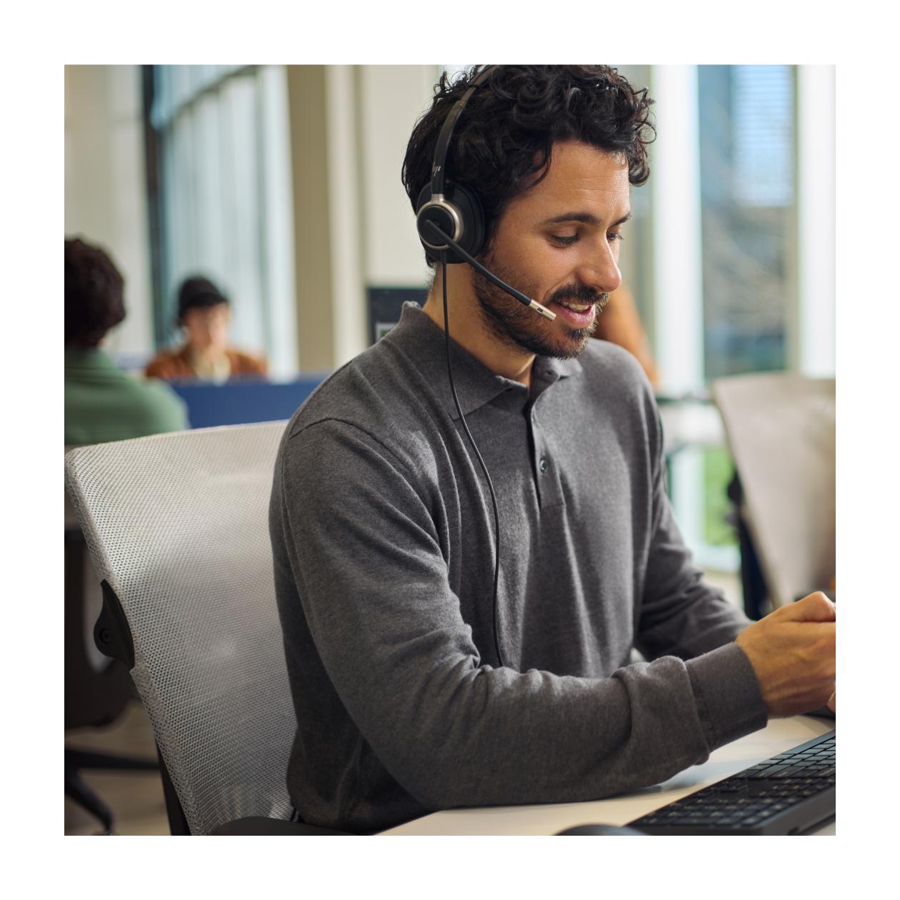 HP Poly Mission 615 Monaural USB Wired H