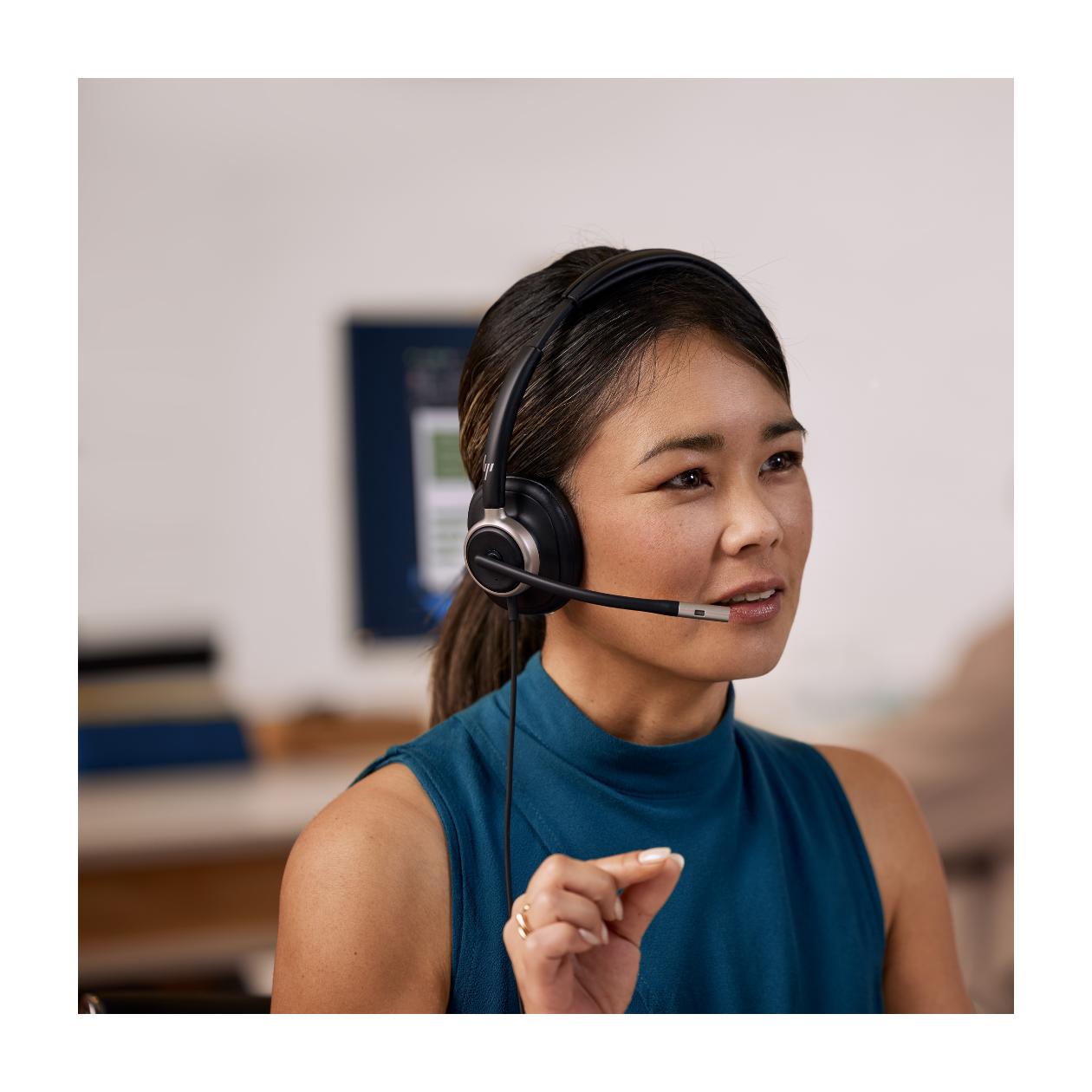 HP Poly Mission 825 Stereo USB Wired Headset