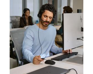 HP Poly Mission 425 Stereo USB Wired Hea