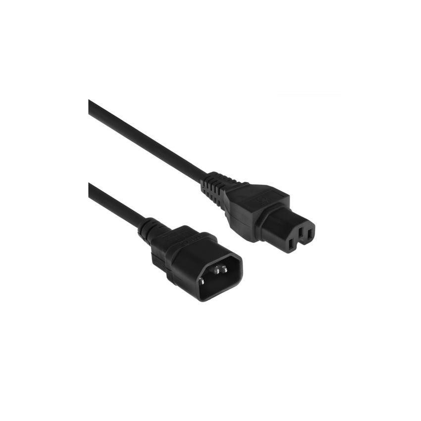 POWERCORD C14-C15 BK 3.00M. 1 stk