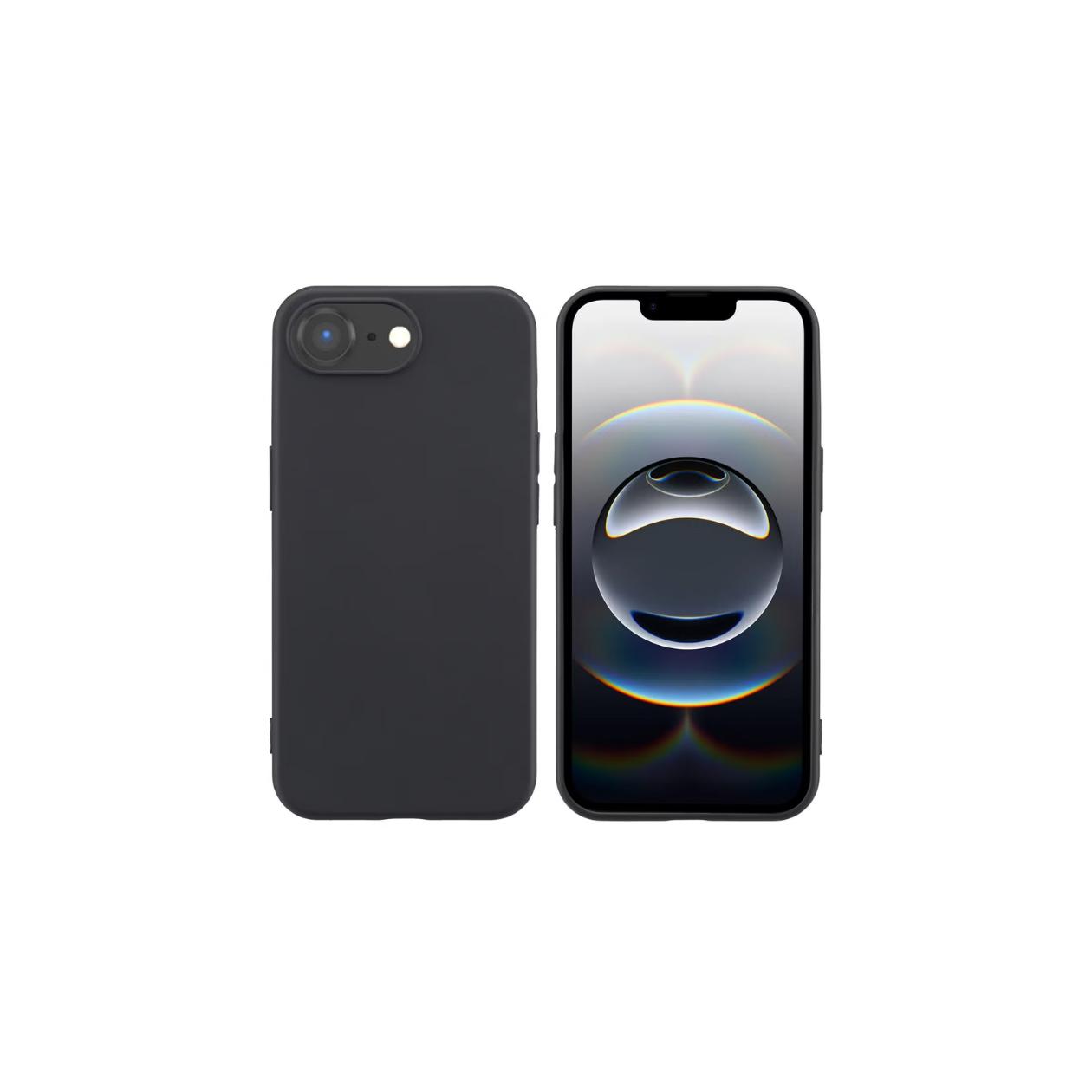 Accezz Color Backcover voor de Apple iPhone 17e / 16e - Zwart