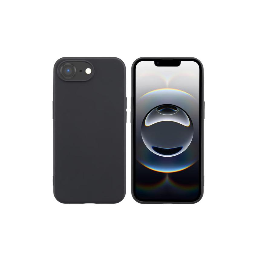 Accezz Color Backcover voor de Apple iPhone 17e / 16e - Zwart